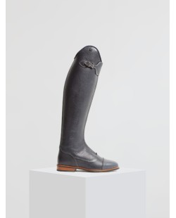 Kingsley - LONDON en cuir grainé gris