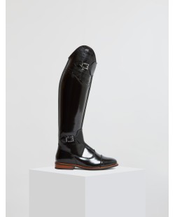 Kingsley - LONDON croco & shiny black