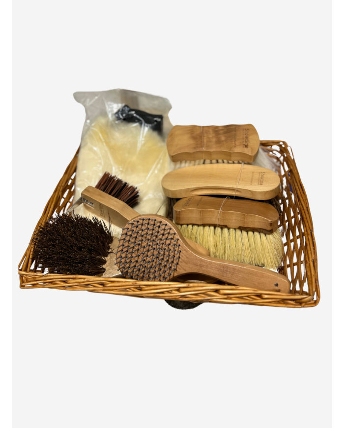 Coffret de brosses et accessoires en bois SHOWTIME