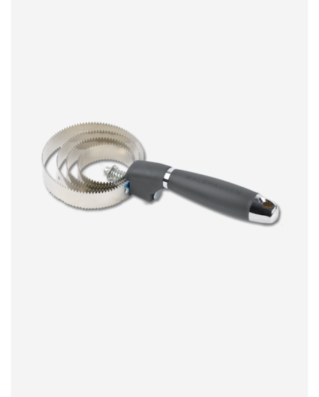 WALDHAUSEN - Etrille métallique ronde avec poignée en gel