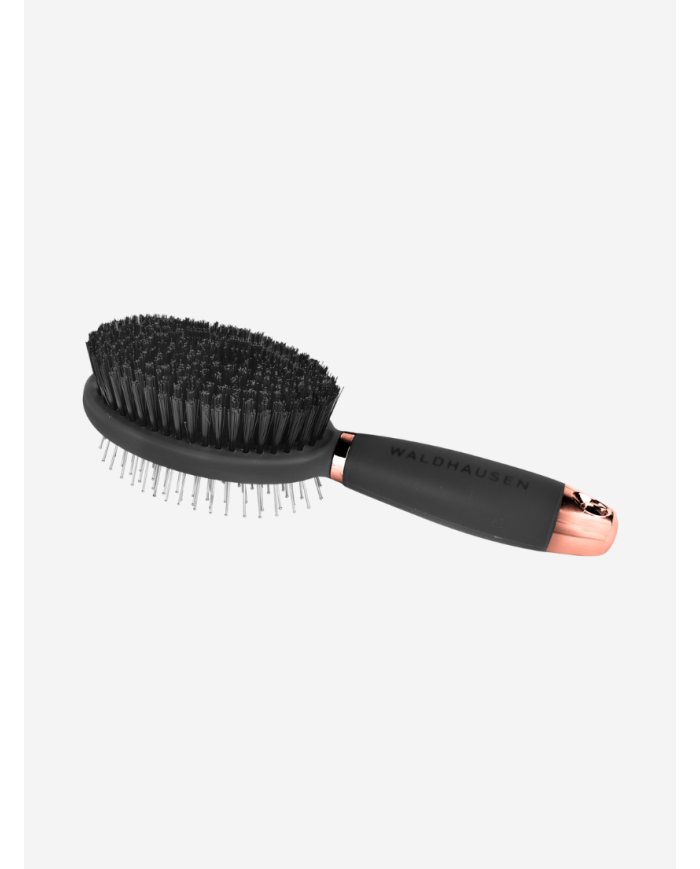 Brosse double avec poignée en gel