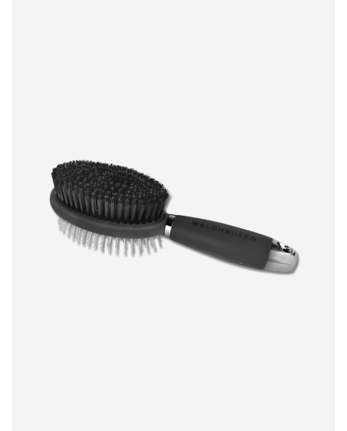 Brosse double avec poignée en gel
