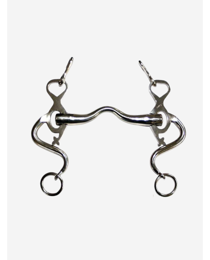 Mors Portugais avec embouchure Douce et branche en S