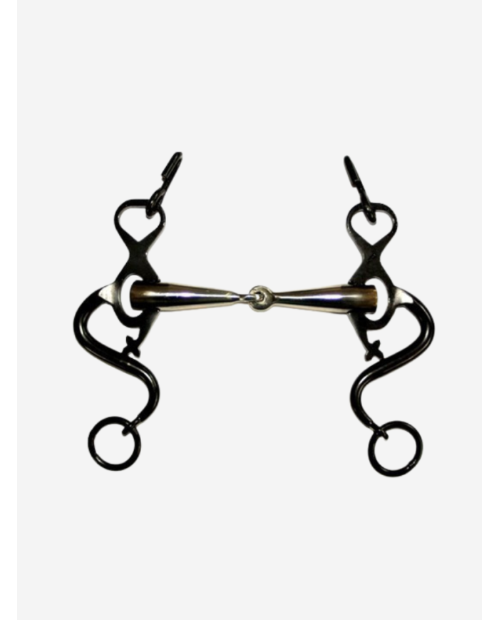 Mors Portugais avec embouchure brisée et branches en S