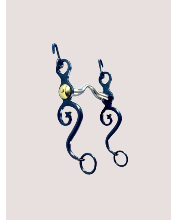 Mors Haute École en fer Bruni avec embouchure en Inox