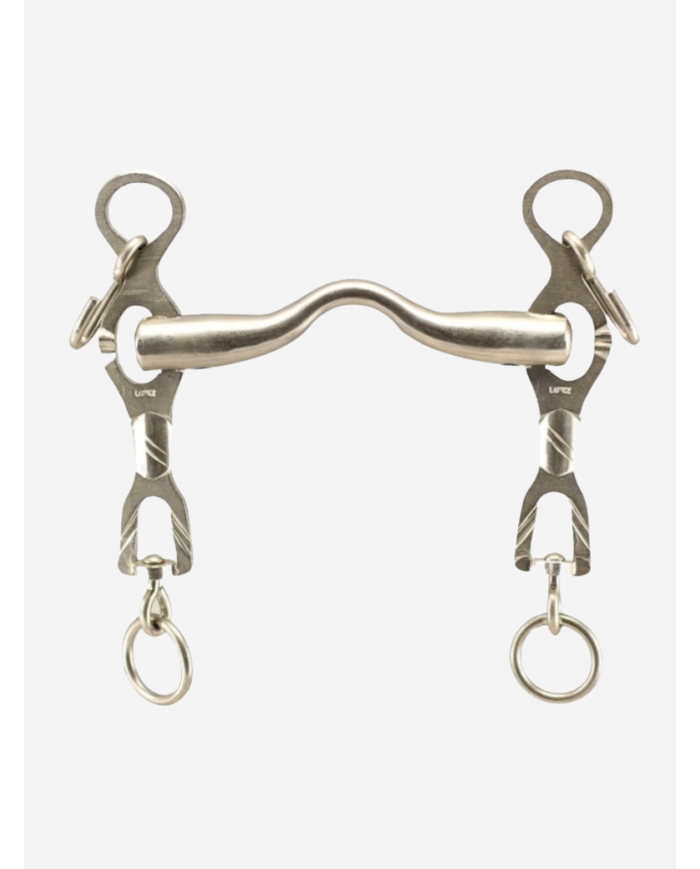 Mors Portugais avec embouchure Lisse tout en Inox