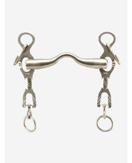 Mors Portugais avec embouchure Lisse tout en Inox