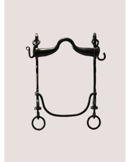 Mors Vaquero avec embouchure nº0 barre courbe