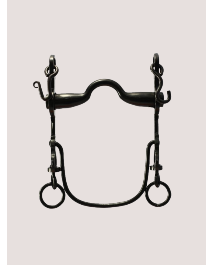 Mors Vaquero avec embouchure nº2 barre courbe