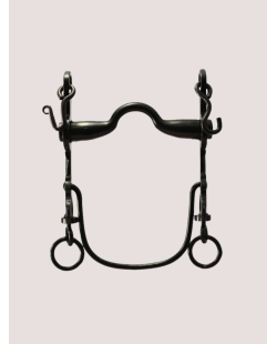 Mors Vaquero avec embouchure nº2 barre courbe