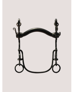 Mors Vaquero avec embouchure nº4 barre courbe