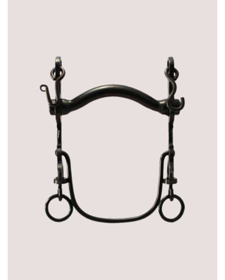 Mors Vaquero avec embouchure nº4 barre courbe