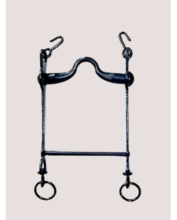 Mors Vaquero avec embouchure nº0 barre droite