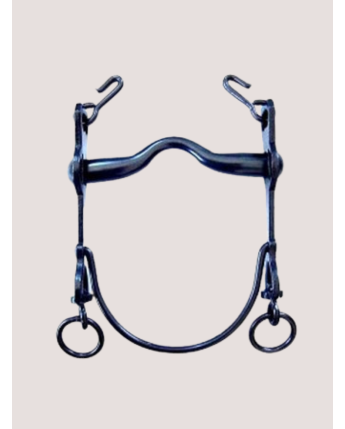 Mors Vaquero avec embouchure nº7 barre courbe