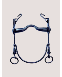 Mors Vaquero avec embouchure nº7 barre courbe