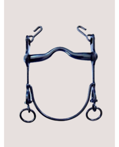 Mors Vaquero avec embouchure nº7 barre courbe