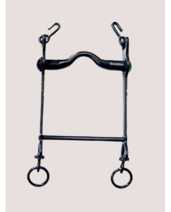 Mors Vaquero avec embouchure nº7 barre droite