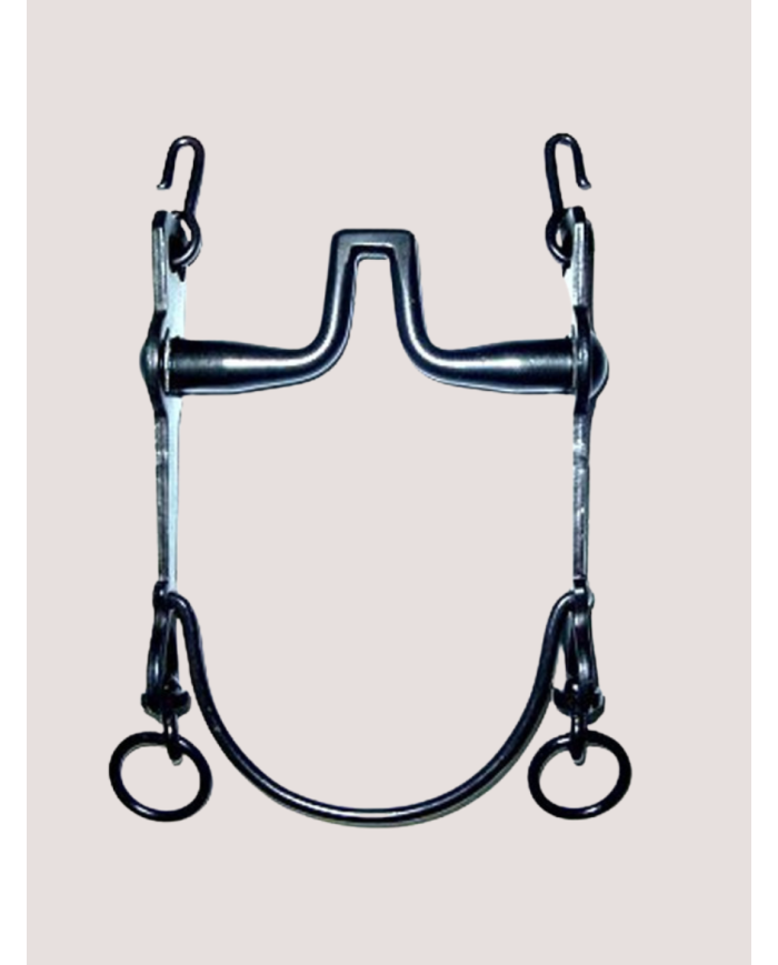 Mors Vaquero avec embouchure nº8 barre courbe