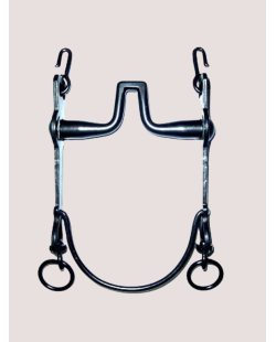 Mors Vaquero avec embouchure nº8 barre courbe