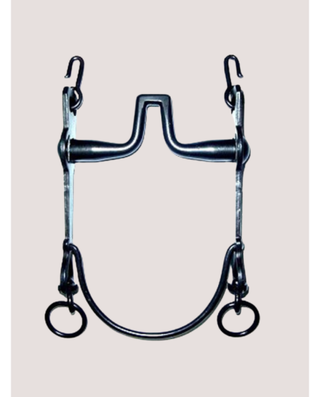 Mors Vaquero avec embouchure nº8 barre courbe