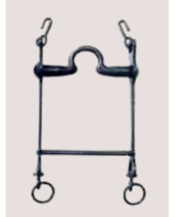 Mors Vaquero avec embouchure nº11 barre droite