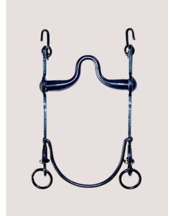 Mors Vaquero avec embouchure nº9 barre courbe