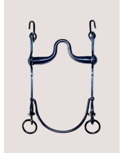 Mors Vaquero avec embouchure nº9 barre courbe