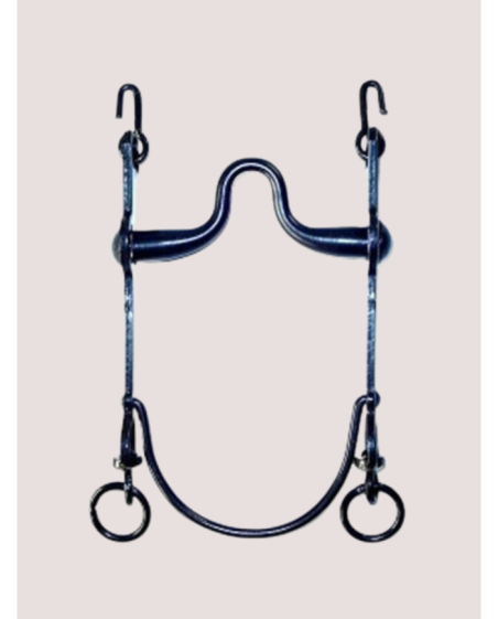 Mors Vaquero avec embouchure nº9 barre courbe