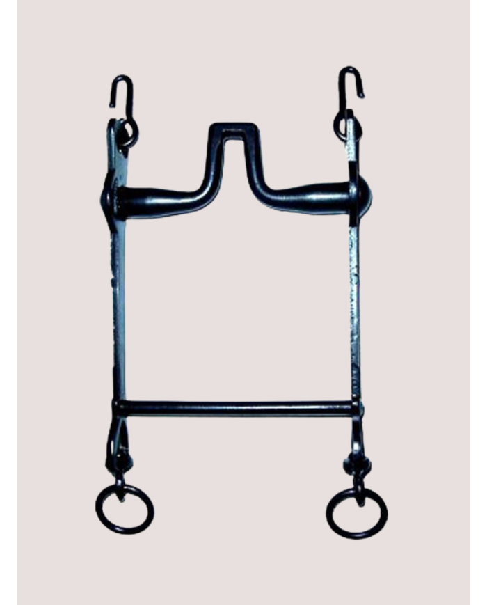 Mors Vaquero avec embouchure nº8 barre droite