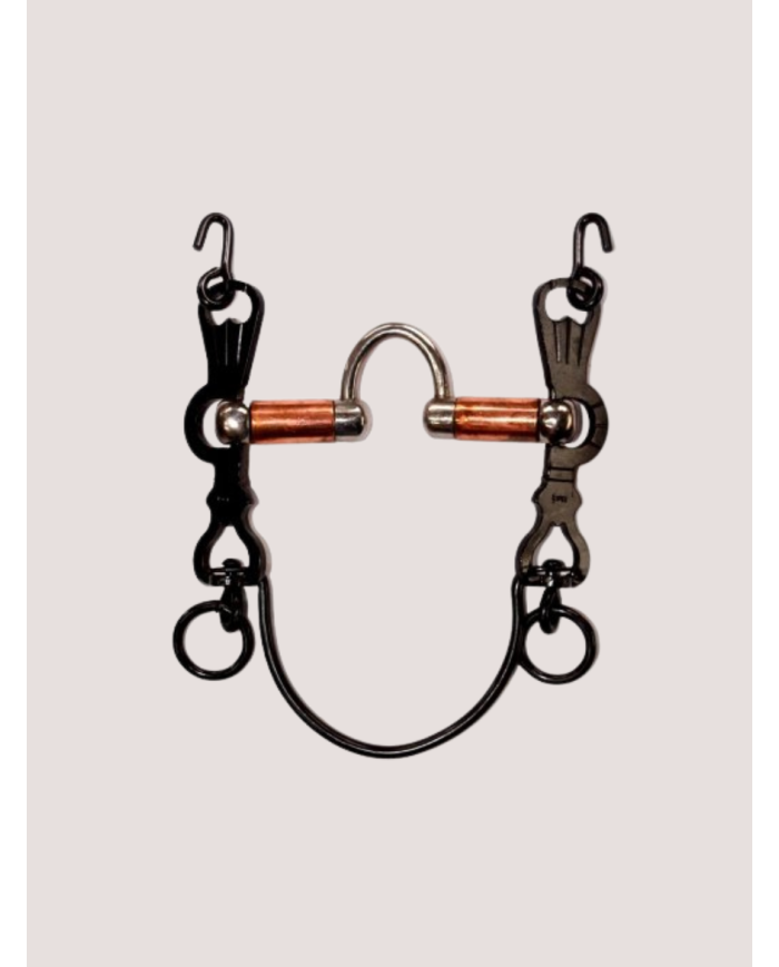 Mors Vaquero avec embouchure nº5 barre courbe