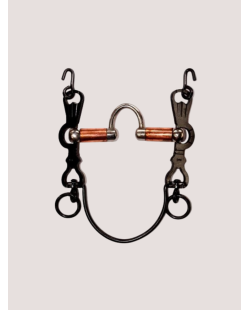 Mors Vaquero avec embouchure nº5 barre courbe