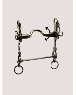 Mors Vaquero avec Pont Plat