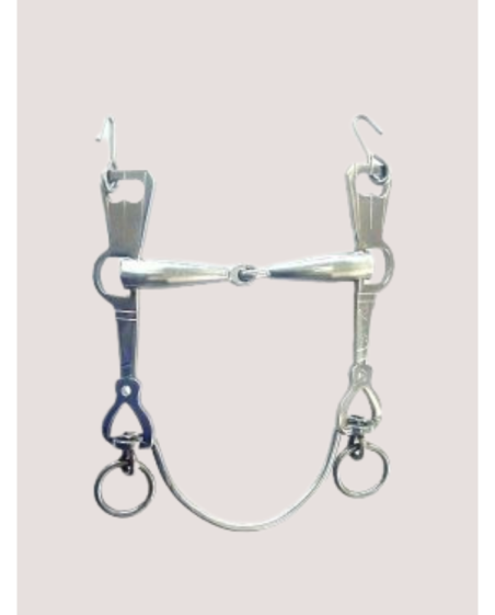 Mors Vaquero embouchure n°12 avec barre courbe INOX