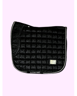 tapis dressage fleuri