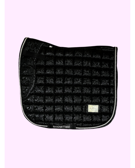 tapis dressage fleuri