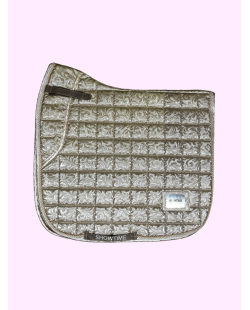 Tapis dressage fleuri