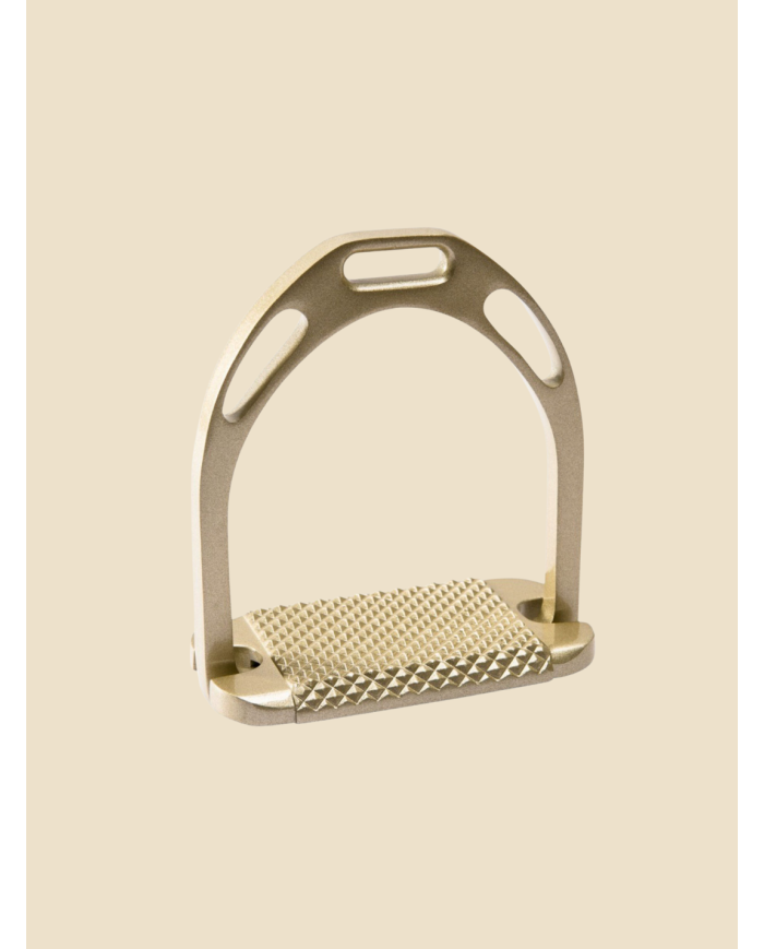 Etriers alu plancher large Doré