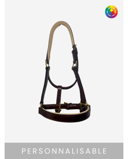 Licol en cuir artisanal