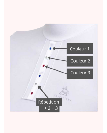 CAVALLIERA - Polo de concours personnalisable