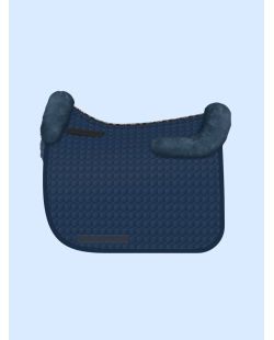 Mattes - Tapis dressage taille L bleu avec mouton