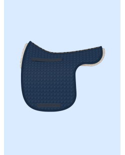 Tapis de dressage MATTES forme selle avec mouton taille XL
