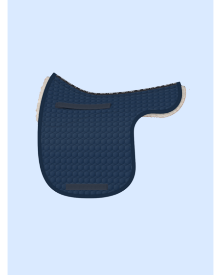 Tapis de dressage MATTES forme selle avec mouton taille XL
