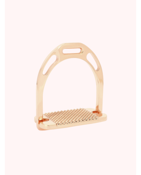 étriers alu plancher large rose gold