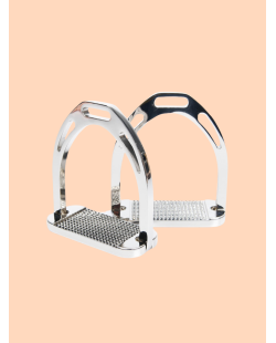 Etriers alu plancher large Argenté