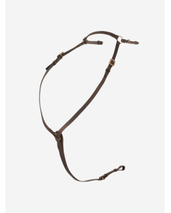 Collier de chasse portugais boucle rectangle ECO marron