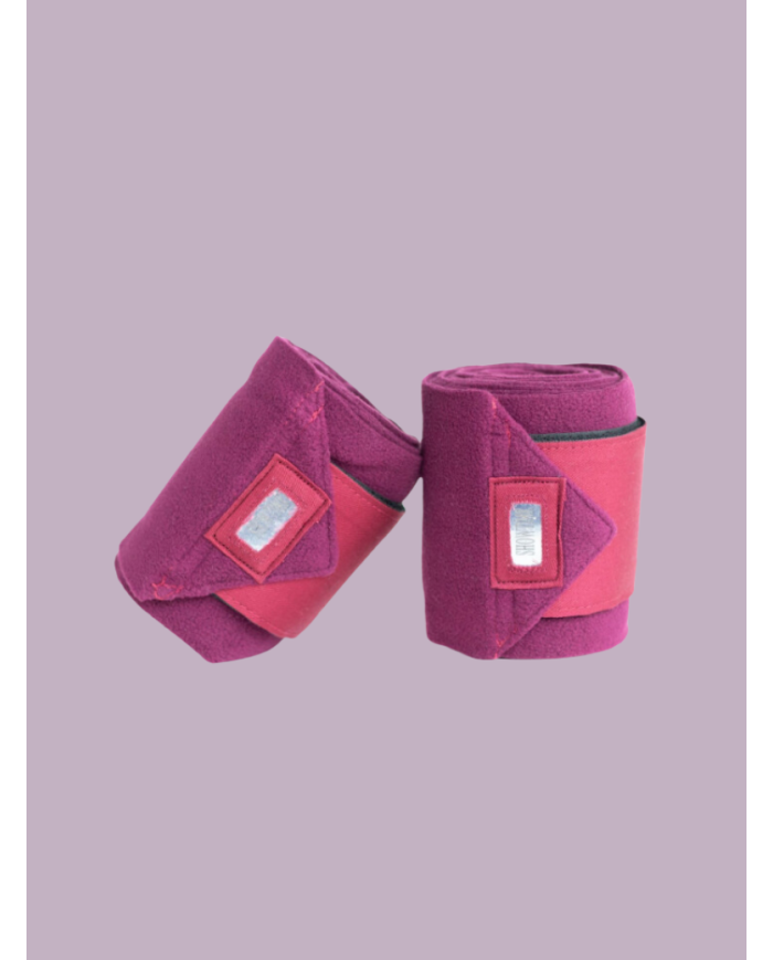 Bandes de polo Showtime bordeaux