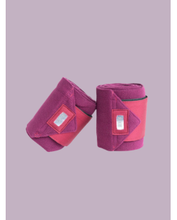 Bandes de polo Showtime bordeaux