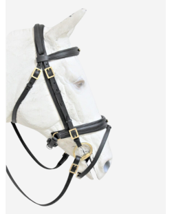 Bridon portugais pull-back ornement et doublure AMARANTE