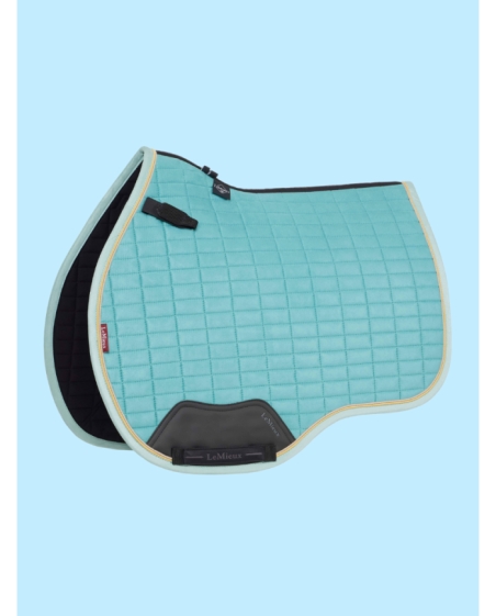 LE MIEUX - Tapis Mixte Square en suédine Lagoon Noyau