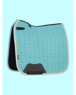 LE MIEUX - Tapis Dressage Square en suédine Lagoon Noyau